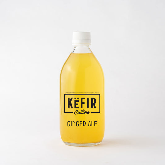 Ginger Ale Water Kefir- Vegan Probiotic Beverage