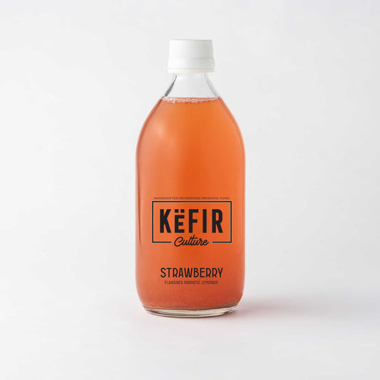 Strawberry Lemonade Water Kefir- Vegan Probiotic Beverage